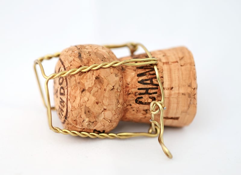 Upcycled Wine Cork Coasters